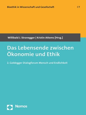 cover image of Das Lebensende zwischen Ökonomie und Ethik